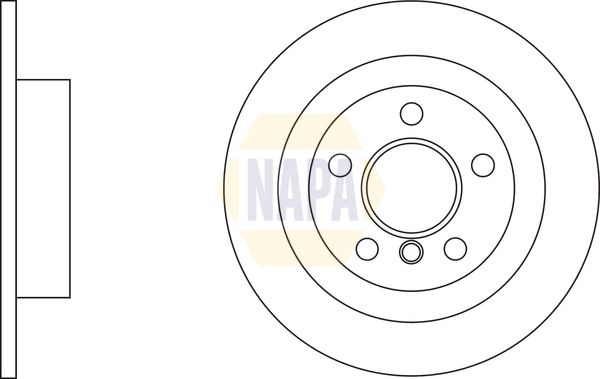 NAPA Front Vented & Rear Vented Brake Discs & Pads fits BMW MINI
