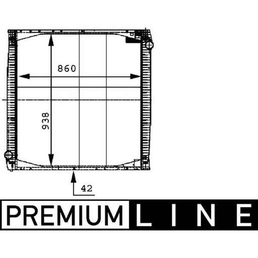 Mahle Engine Radiator CR 696 000P