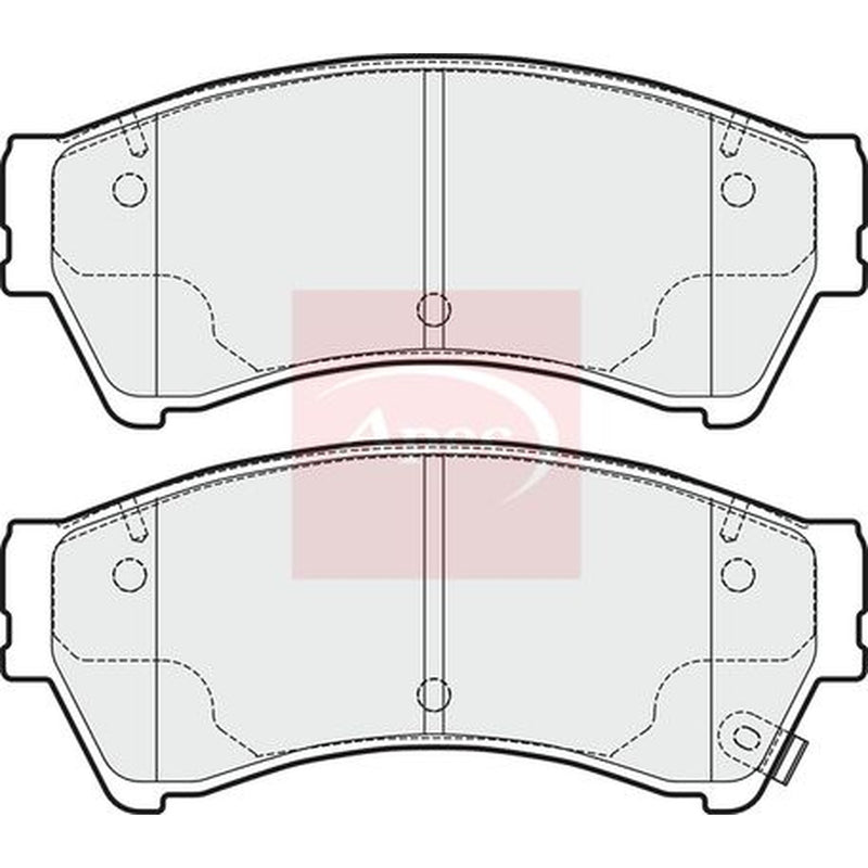 Apec Front Brake Pad Set PAD1698