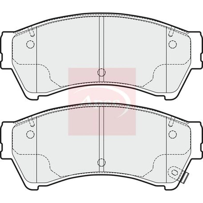 Apec Front Brake Pad Set PAD1698