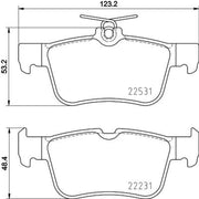 DON Rear Brake Pad Set PCP1913