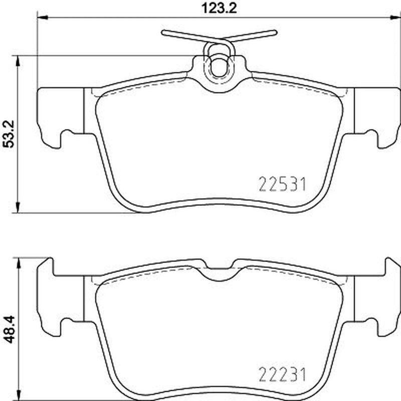 DON Rear Brake Pad Set PCP1913