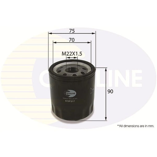 Comline Engine Oil Filter EOF317