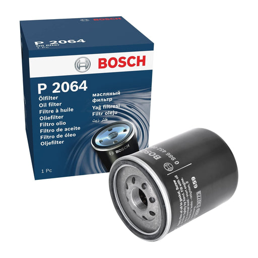 Genuine Bosch Car Oil Filter P2064 Fits Isuzu Trooper Td - 3.1 - 91-98 098645206 Bosch  - Town Parts