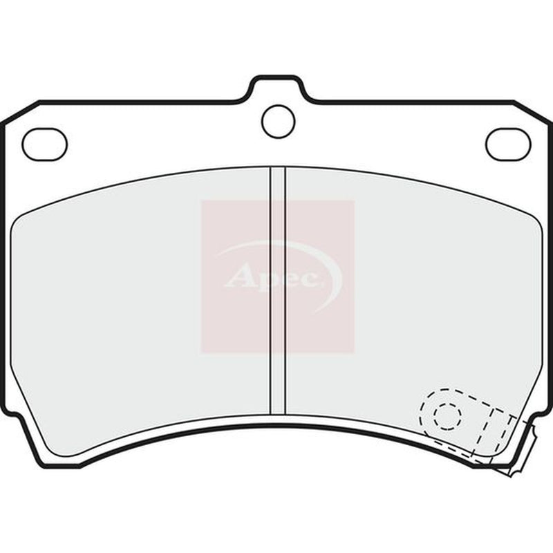 Apec Front Brake Pad Set PAD684