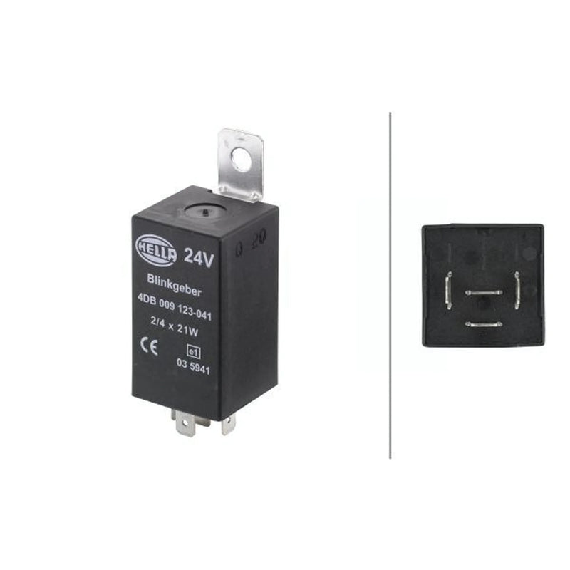 Hella Indicator Flasher Relay 4DB 009 123-041