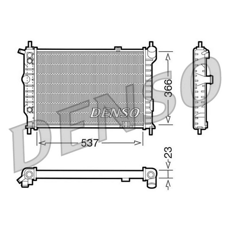 Denso Engine Radiator DRM20012