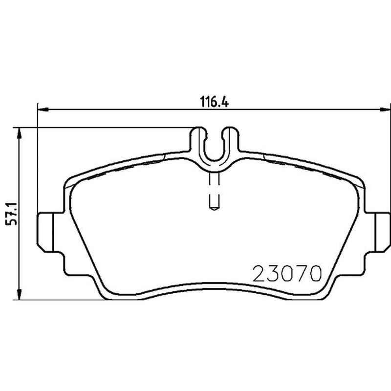 DON Front Brake Pad Set PCP1087