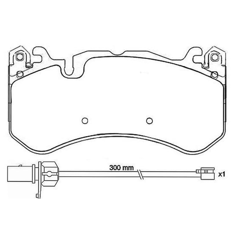 Brembo 4 x Front Brake Pad Set P50127