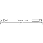 Juratek Brake Hydraulic Hose Line Rear JBH1019