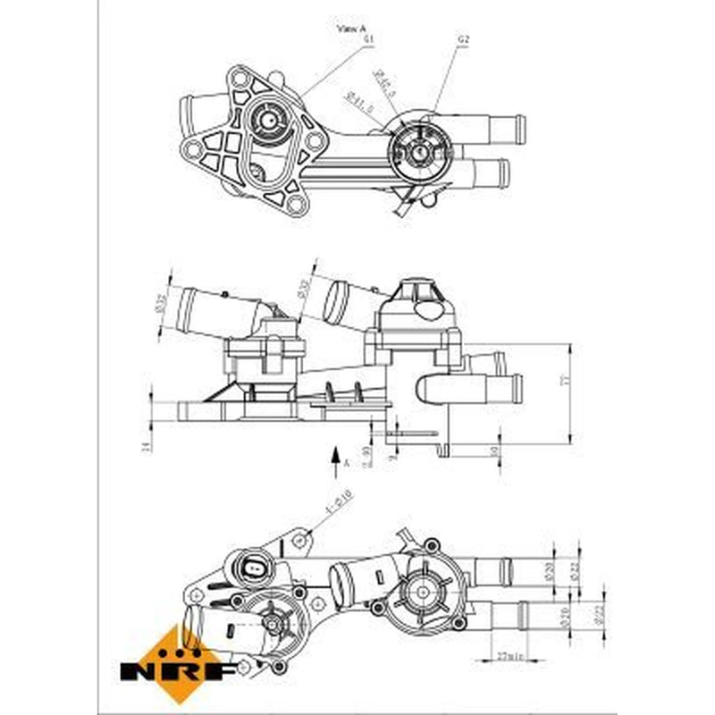 NRF Thermostat,Coolant 725179