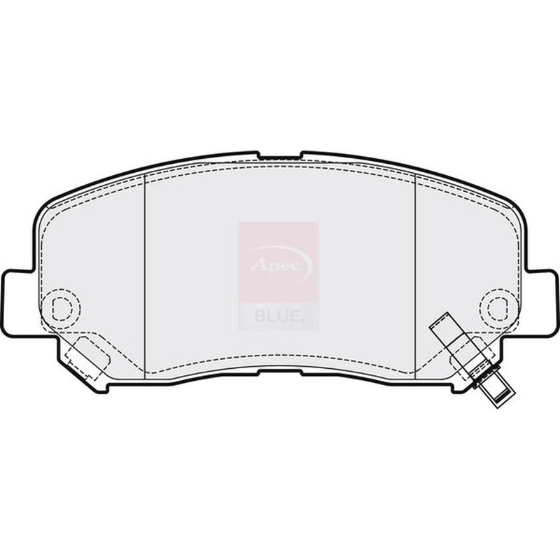 Apec Front Brake Pad Set PD3874