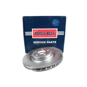 Borg & Beck 2 x Perforated/Vented Front Brake Discs BBD6102S