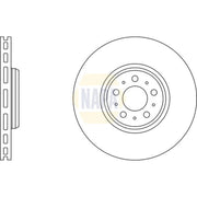 NAPA 2 x Vented Front Brake Discs NBD5140