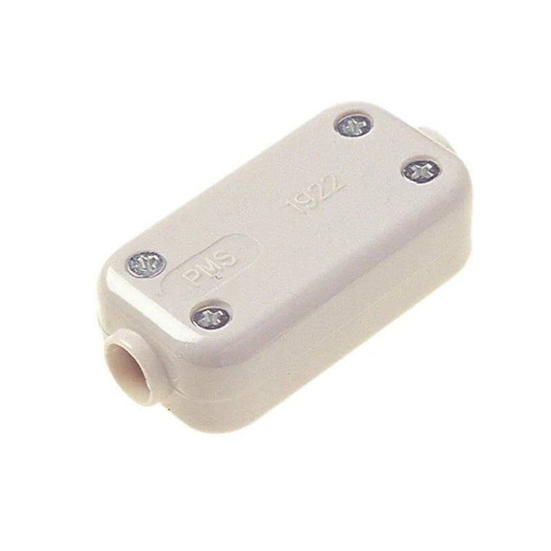 Dencon 2 Terminal Fixed Connector 5A White - 1922NB