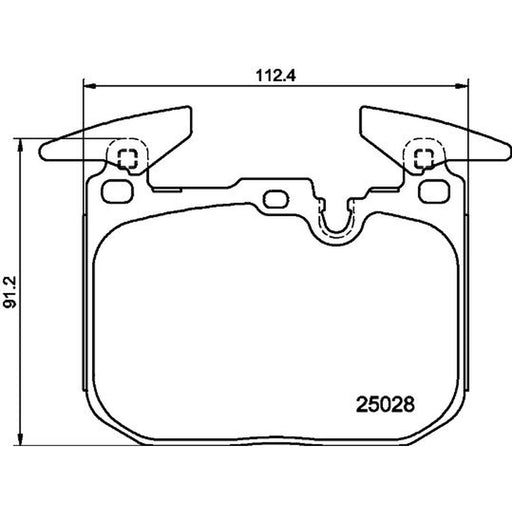 Mintex Front Brake Pad Set MDB4016