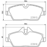 DON Front Brake Pad Set PCP2119