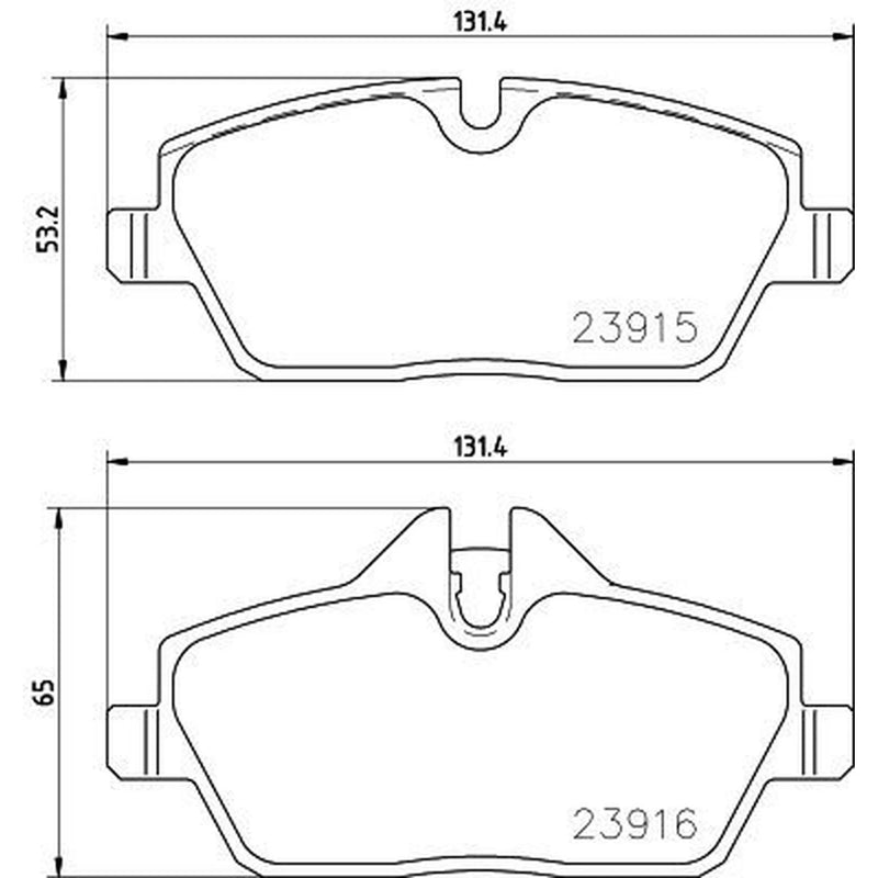 DON Front Brake Pad Set PCP2119