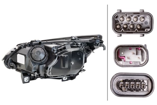 Hella Headlight Headlamp H10W Right
