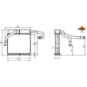 NRF Heater Matrix Core Heat Exchanger 54358