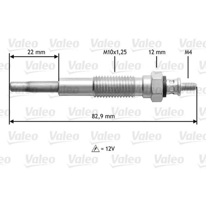 Valeo Diesel Engine Glow Plug 345148
