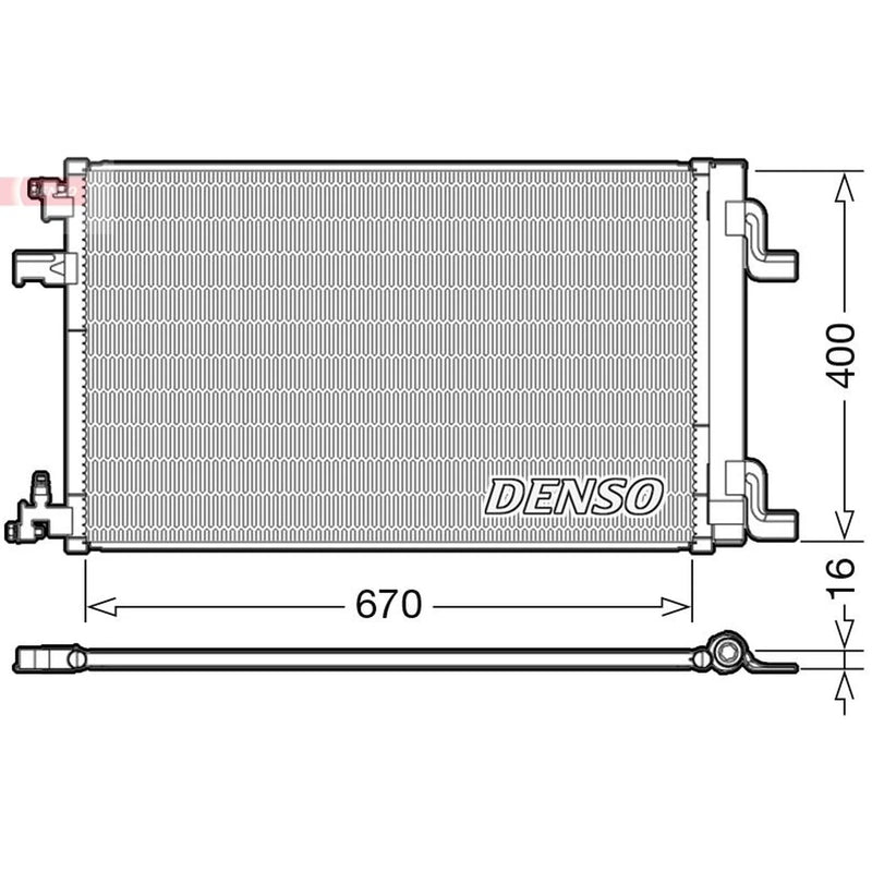 Denso Air Conditioning Condenser DCN20002