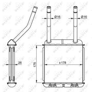 NRF Heater Matrix Core Heat Exchanger 58147
