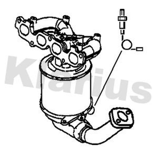 Klarius Catalyst T/A With Pipe (Kit 402310) 321998