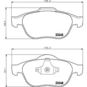 DON Front Brake Pad Set PCP1457