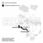 First Line Intercooler Turbo Charge Air Hose FTH1103
