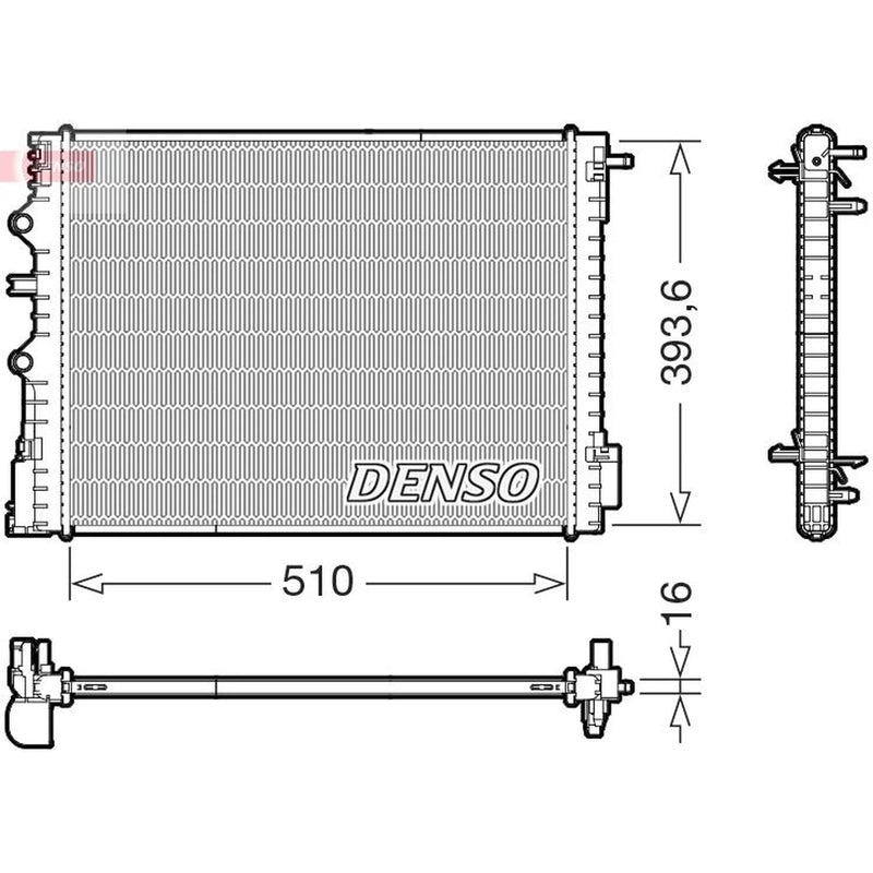 Denso Engine Radiator DRM23120