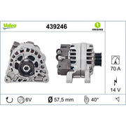 Valeo Car Alternator 12V 439246
