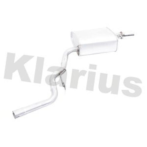 Klarius Box With Tail Pipe (Rh) Right Rear AU367W
