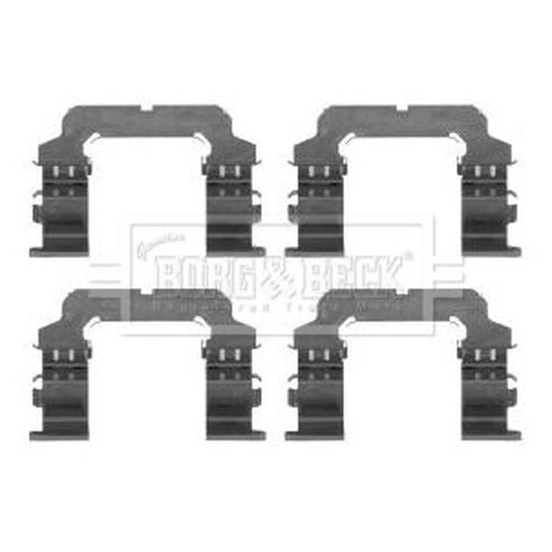 Borg & Beck Brake Pad Accessory Fitting Kit Front BBK1342