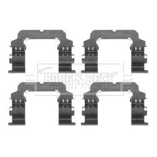 Borg & Beck Brake Pad Accessory Fitting Kit Front BBK1342