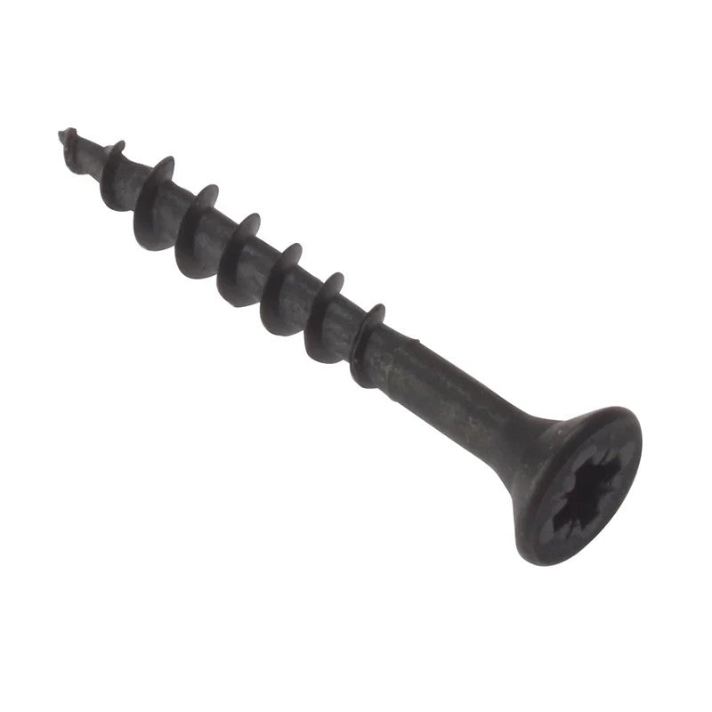 ForgeFix Carcass Screw Pozi SCT Black Phosphate 4.2 x 45mm Box 200 - CARS4245