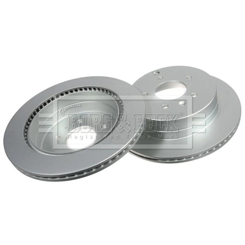 Borg & Beck 2 x Rear Brake Discs BBD4611