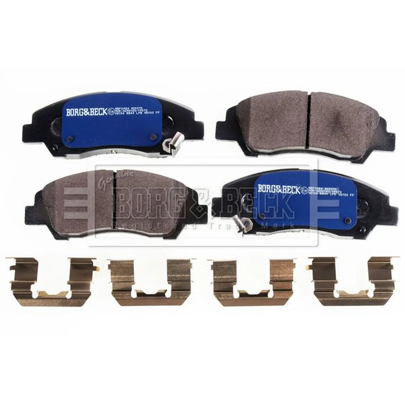 Borg & Beck 4 x Front Brake Pad Set BBP2484
