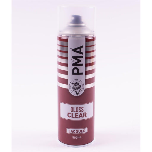 12X PMA Clear Lacquer 500ml Spray Paint Gloss High Coverage Clear Lacquer PMA  - Town Parts