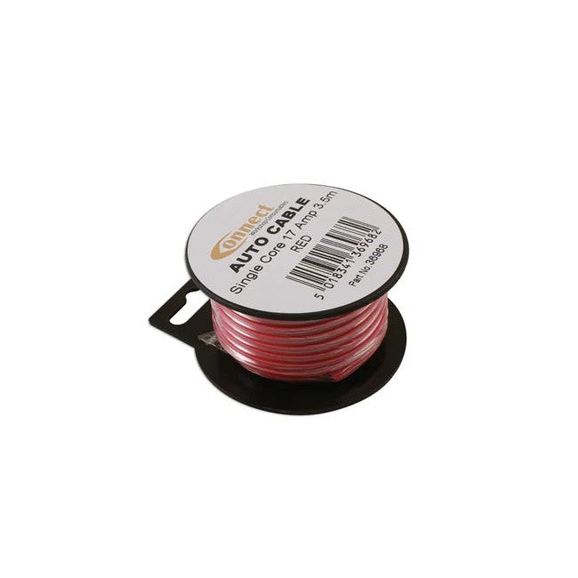 Connect Red Single Core Auto Cable 28/0.30 3.5m - CPL