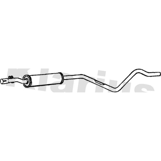 Klarius Box With Centre Pipe Centre VW173G