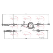 Apec Manual Transmission Cable Pull CAB7015