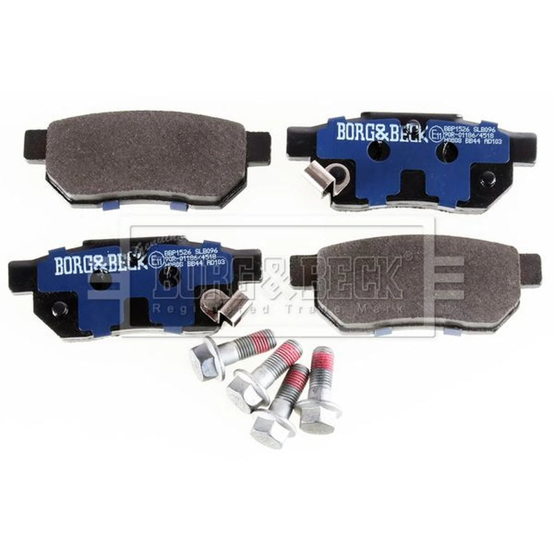 Borg & Beck 4 x Rear Brake Pad Set BBP1526