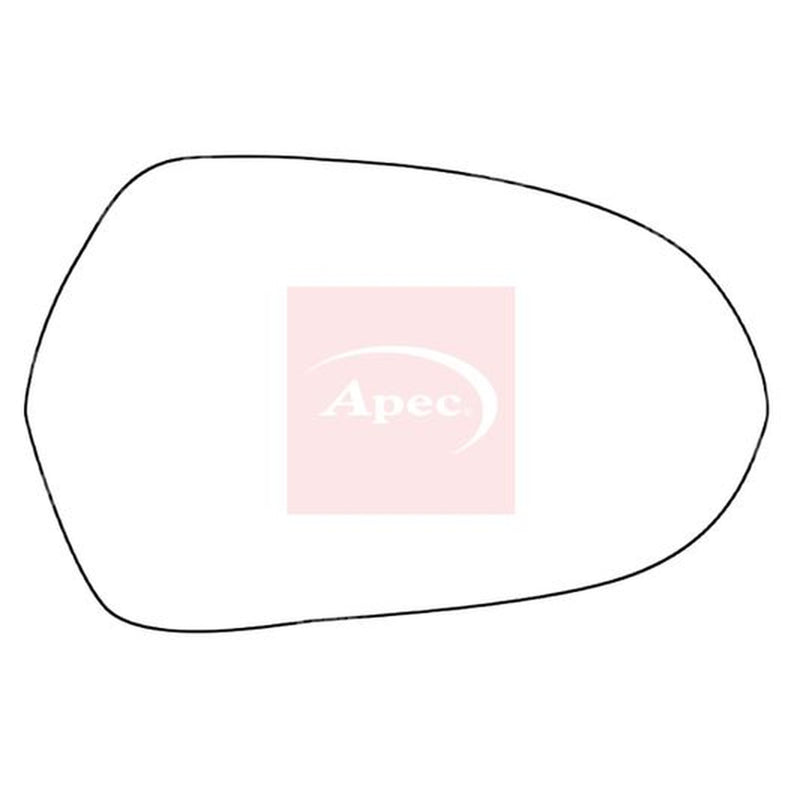 Apec Exterior Wing Mirror Glass Right AMS2084