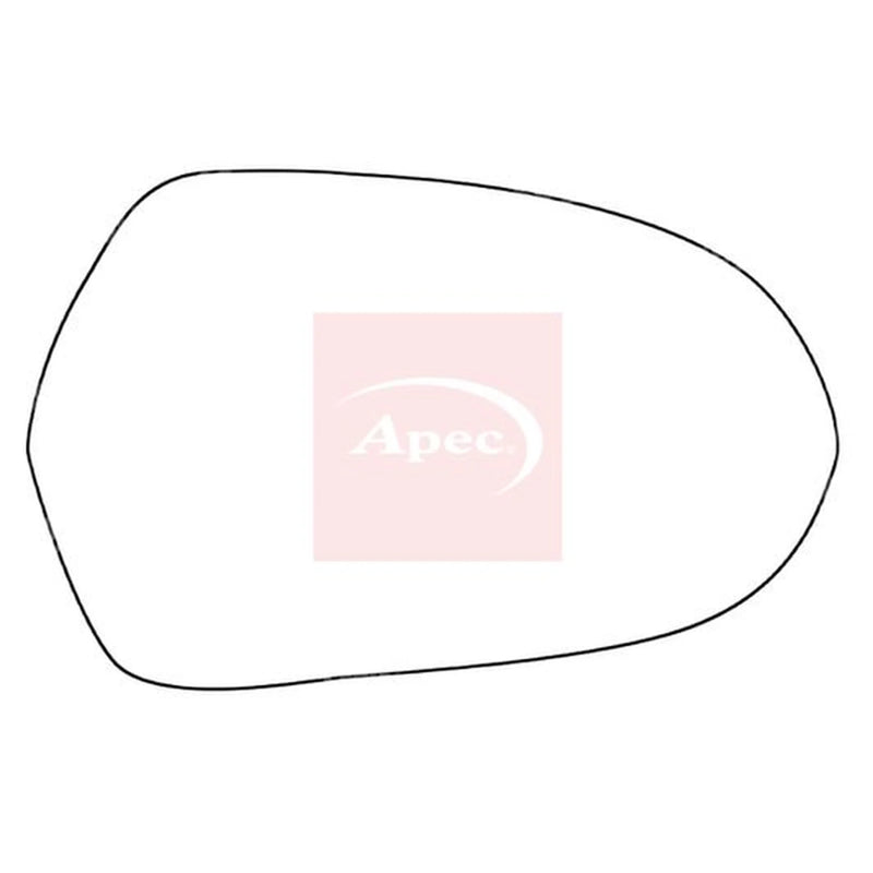 Apec Exterior Wing Mirror Glass Right AMS2084
