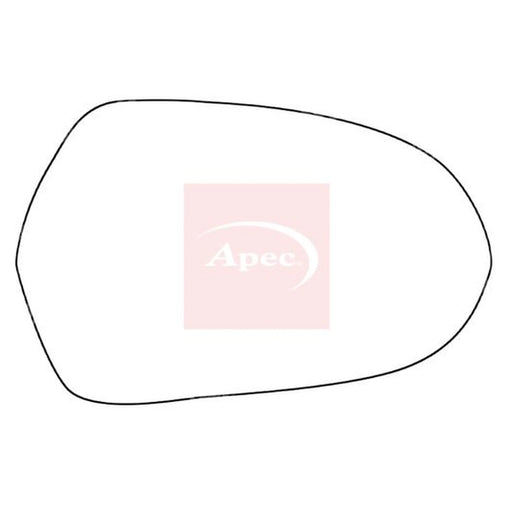 Apec Exterior Wing Mirror Glass Right AMS2084