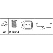 Hella Reverse Light Switch Connectors 6ZF 010 965-031