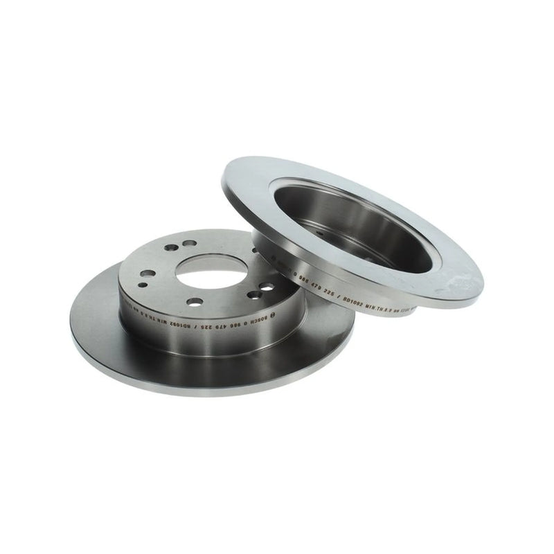 Bosch 2 x Solid Rear Brake Discs 0 986 479 225