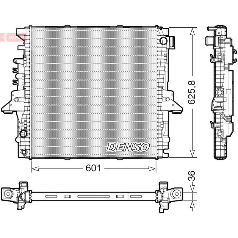 Denso Engine Radiator DRM14004