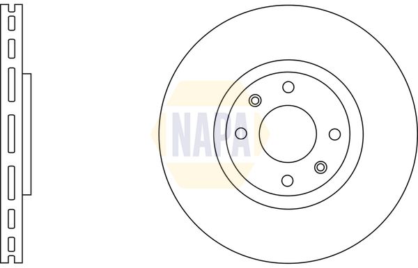 NAPA Front Vented & Rear Vented Brake Discs & Pads fits CITROËN DS OPEL